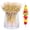 Gold, variant on 300Pcs Fancy Toothpicks for Appetizers,4.7Inch Wooden Ball Cocktail Picks For Drinks,Bamboo Appetizer Skewers for Charcuterie Boards Accessories,Martini, Sandwich,Desserts,Fruit
