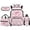 Baseball Pink Bow, variant on Pzuqiu Camo Bow Backpack for School Kids Girls 8-9 TeenBookbag with Lunch Box Set Book Bags for Girls Ages 10-12 Student School Bags with Lunch Bag Pencil Case Water Bottle Bag Back to School