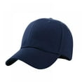 thumbnail image 1 of Plain Structured Baseball Cap, Cotton Dad Hat Fits Men Women, Adjustable Low Profile, 1 of 3