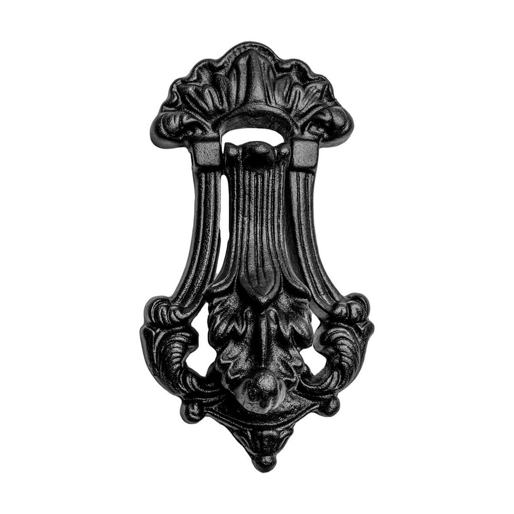 Black Door Knocker Cast Iron Door Knockers for Front Door 7 1/2 Inch X 4 Inch