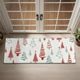 thumbnail image 2 of Multicolor Christmas Tree Pattern Door Rugs,Washable Non Slip Door Mats Indoor,Decorative Door Mats,Entry Mat Indoor for Entrance,Bedroom,Kitchen,Bathroom,16"x47", 2 of 6
