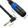thumbnail image 5 of Speakon Female Connector to 1/4" Male Cable Audio Patch SpeakON Jack Plug to 6.35mm TS Speaker Interconnect Wire, 5 of 8