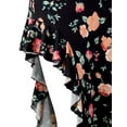 thumbnail image 4 of Doublju Women's Flowy Ruffle Asymmetrical Maxi Skirt (Plus Size Available), 4 of 4