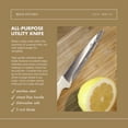 thumbnail image 2 of Beille 5 Inch All Purpose Utility Knife with Stainless Steel Blade and Wheat Fiber Handle, Kitchen Essentials, 2 of 4