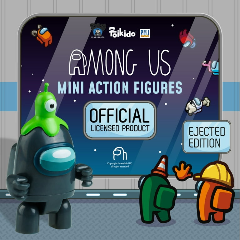 Among Us Articulated Collectible Toy Set, Mini Action Figures 3