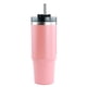 thumbnail image 4 of Gran capacidad de la botella de vacío aislada de café con aislamiento de café taza de té de ejercicio jogging de acero inoxidable Taza con tapa transparente en casa rosa 600ml sidaley HA011613-05B, 4 of 7