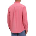 thumbnail image 3 of INSPIRE CHIC Men's Back to School Dress Shirts Long Sleeve Button Down Business Contrast Shirt S Light Red, 3 of 6