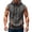 Dark Gray, variant on Mens Tank Tops Sleeveless Zip Up Hoodie Workout Gym Running Muscle Shirts Lightweight Athletic Jacket with Pockets Black M