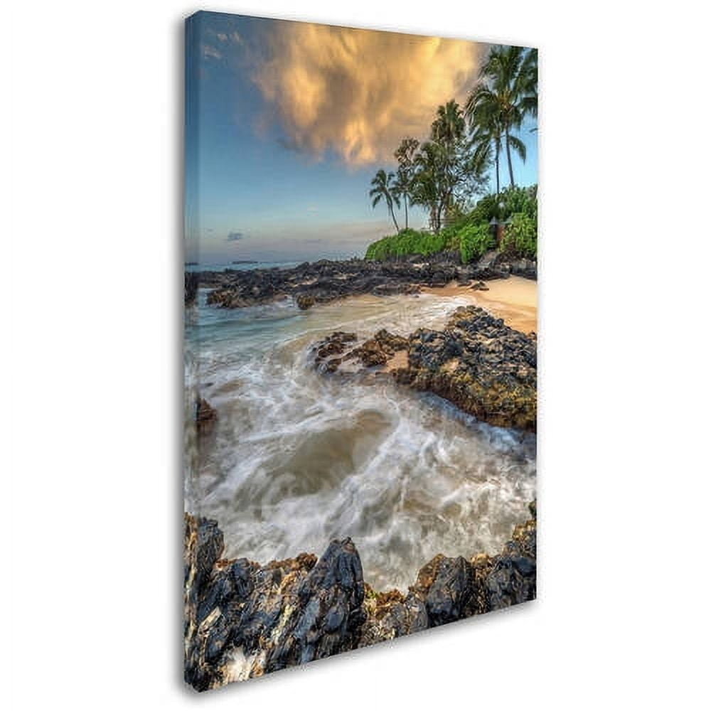 Trademark Fine Art 'Makena Sunrise' Canvas Art by Pierre Leclerc