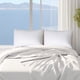 thumbnail image 4 of Almohada de cama de núcleo de plumón suave y de apoyo, para dormir boca abajo y estómago, tela amigable, núcleo de almohada no colapsable (una pieza) blanca, 4 of 6