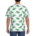 thumbnail image 3 of Qekee Sea Turtle Classic Fit T-Shirt Men's Shirt Men's Tight Short Sleeves for Exercise, Running, Mountaineering - Sea Turtle, 3 of 9