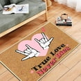 40x60cm Valentine's Day Floor Mat Pink Floor Mats Gift Funny Door Mat