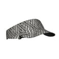 thumbnail image 1 of Balery Black White Stripes Gorra deportiva con visera ajustable para mujer y hombre (talla única), 1 of 7