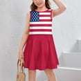 thumbnail image 2 of British Flag Girl Dress Summer Crew Neck Children's T-Shirt Tops Casual Wear, 2 of 10