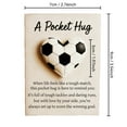thumbnail image 3 of Sports Themed Pocket Hug, Heart-Shaped Sports Themed Collection Card Encouragement Gifts,Baseball Pocket Hug, Golf Pocket Hug with Gift Card for Sports Enthusiasts Family and Friends, 3 of 5
