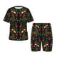 thumbnail image 1 of Balery Mexican Flower 2 Conjunto de Pijama Infantil de Manga Corta con Estampado – Ropa de Dormir de Algodón Suave-Small, 1 of 6