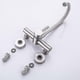 thumbnail image 2 of 304 stainless steel wall mounted faucet, wall mounted large arc hot and cold laundry sink faucet, 2 of 5