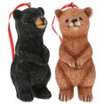 thumbnail image 5 of 2pcs Resin Bear Decor Delicate Bear Figure Adorable Hanging Bear Ornament Garden Supply, 5 of 7