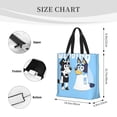 thumbnail image 3 of Silaia Bluey Print Tote Bag for Women Girls, Large Capacity Reusable Grocery Shoulder Bag,Washable Beach Bag,Shoulder Bag for Shopping, School, Work, 3 of 7