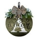 thumbnail image 1 of Placa Colgante Personalizada para Puerta de Entrada | Decoración de Temporada de 30 X 30 Cm con Cinta | Elija Entre 26 Letras para Un Letrero de Bienvenida Personalizado, 1 of 3