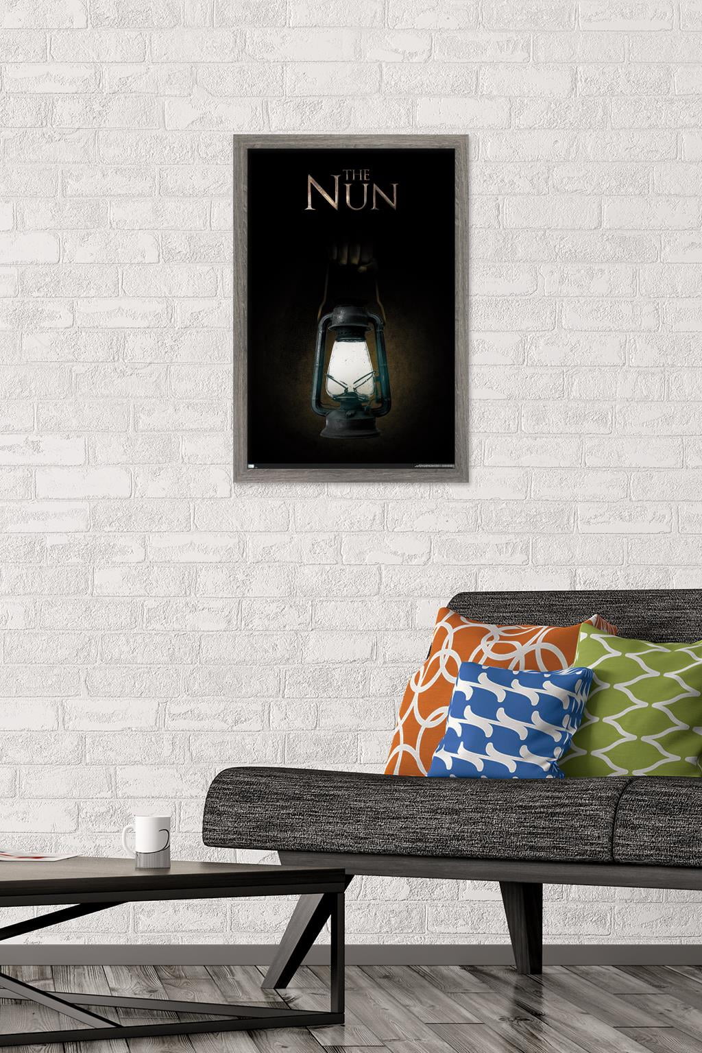 The Nun - Lantern Wall Poster, 14.725" x 22.375", Framed