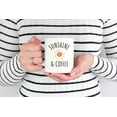 thumbnail image 2 of Sunshine and Coffee with Sun Coffee & Tea Mug, 15oz, White Ceramic, 2 of 6