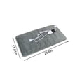 thumbnail image 3 of Electric Heating Pad for Back Pain Relief - 6 Temperature Settings & Auto Shutoff, Washable Flannel Pad for Shoulders, Legs, Feet & Menstrual Cramps, 3 of 8