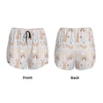 thumbnail image 4 of Disketp Animals In Tribe Print Women's Shorts Workout Shorts for Athletic Gym Running Shorts with Phone Pockets Small, 4 of 8