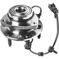 thumbnail image 4 of Detroit Axle - Front Wheel Hub Bearings + 24pc Lug Nuts w/keys Replacement for Chevy Trailblazer SSR GMC Envoy Buick Rainier Saab 9-7X - 28pc Set, 4 of 7
