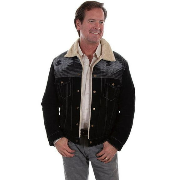 Scully Mens Cafe Brown Boar Suede Jean Jacket XL