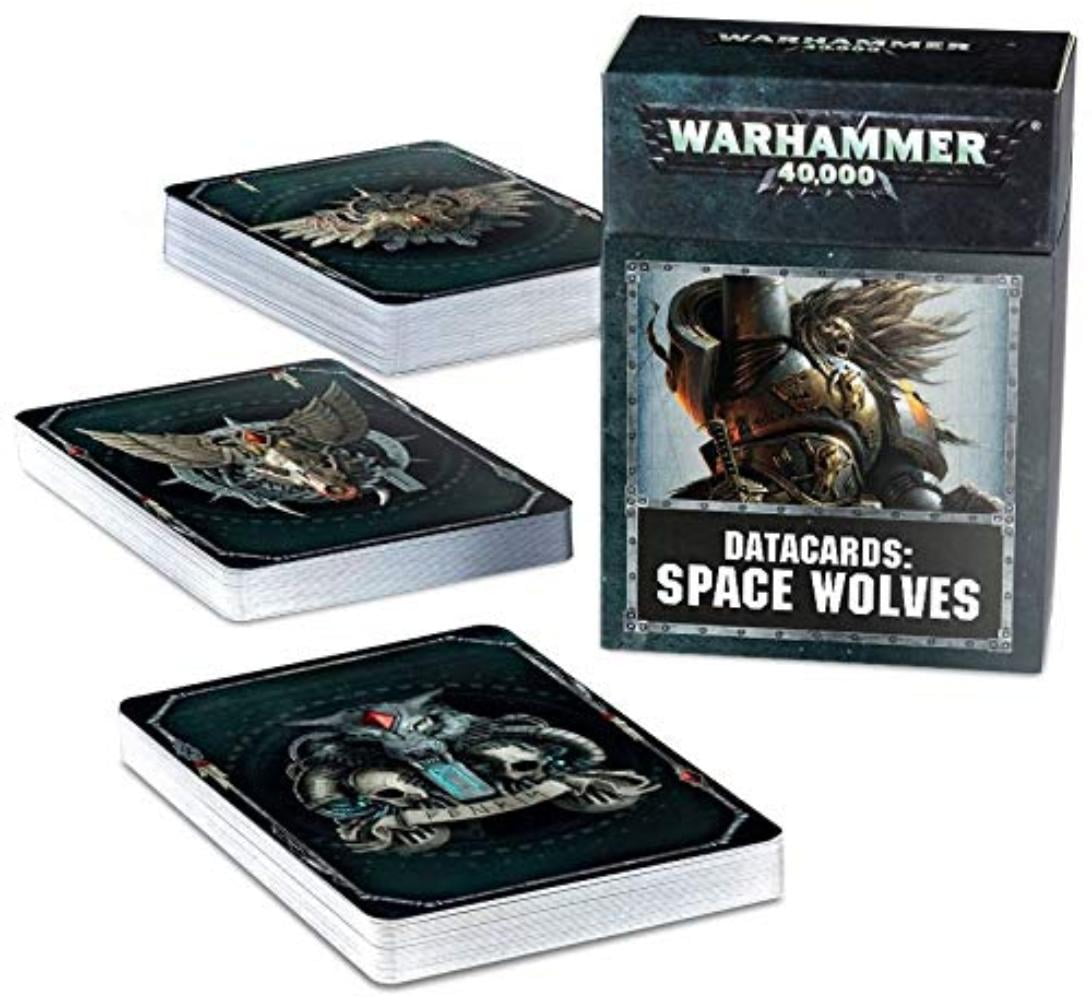 Warhammer 40K Datacards Space Wolves, WarhammerWalmartbat Cards By