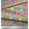 thumbnail image 3 of Soimoi Tissu Satin Modal Œuf de Pâques Imprimé 1 Yard 42 Pouces de Large, 3 of 3