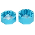 thumbnail image 2 of Cue Chalk Box Holder Aluminium Alloy Octagonal Universal Billiard Chalk Case for Billiards Accessory Blue, 2 of 14