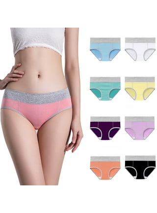 GWAABD Womens Underwear Cheeky Panties Women's High Waist Underpants  Abdomen Suppressing Lifting Body Shaping Large Size Middle Aged and Elderly