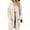 Beige, variant on Casual Long Sleeve Knit Outerwear Button Down Oversized Fit Women All Season Winter Duster Tops Light Ashy 2XL