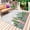 White, variant on Summer Botanical Outdoor Rug for Patio/Deck/Porch, Non-Slip Large Area Rug 4 x 6 Ft, Tropical Cactus Succulents Gray Plaid Indoor Outdoor Rugs Washable Area Rugs, Reversible Camping Rug Carpet Runner