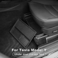 thumbnail image 3 of For Tesla Model Y 2020 2021 2022 2023 Felt Under Seat Storage Box Garbage Bin Organizer Case Drawer Holder Interior Accessories, 3 of 6