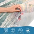 thumbnail image 4 of Yayeee Kitchen Valance Rod Pocket 54" x 18" Living Room Window Curtain, Night Deer, 4 of 6