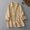 A1 Khaki, variant on Summer Blazers for Women Business Casual Cotton Linen Suit Coat Lightweight long Sleeve Work Office Relaxed Fit Jacket Beige XXL