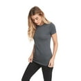 thumbnail image 3 of Ladies' CVC T-Shirt - CHARCOAL - S, 3 of 3