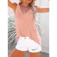 thumbnail image 2 of HOTAPEI Tank Tops for Women Casual V Neck Knit Tank Top Summer Sleeveless Tops, 2 of 6