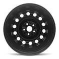 thumbnail image 3 of Wheel For 2009-2015 Volkswagen Tiguan 16 inch Black 5 Lug Steel Rim Fits R16 Tire, 3 of 4