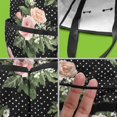 thumbnail image 5 of Garden Tool Bag,Pioneer Flower Floral Print Pattern Garden Tool Organizer,Garden Gifts,Waterproof Multi-Pocket Garden Tool Storage 11.8x5.5x11.4 Inch(Tools NOT Included), 5 of 6