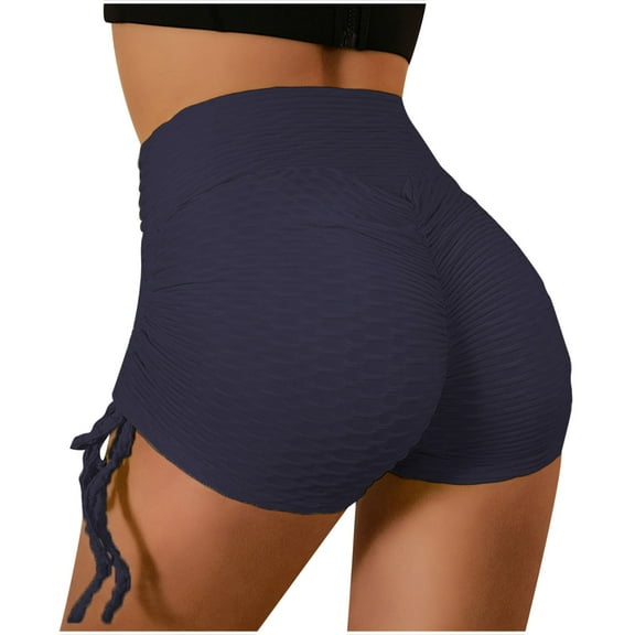Ichuanyi Womens Yoga Pants, Women Workout Leggings Bubble Fitness Hip-lifting Sports Shorts Yoga Pants