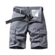 thumbnail image 1 of pstuiky Pantalones cortos para hombre, Pantalones cortos cargo de talla grande para hombre, con múltiples bolsillos, holgados, para playa y verano Pantalones cortos de entrenamiento, 1 of 3