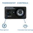 thumbnail image 3 of HearthSense BF30T-BB-R White Gas Vent Free Wall Heater for 1400 sq ft, 3 of 6