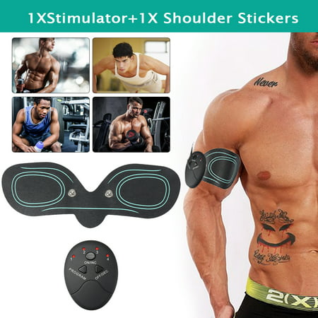 ABS Stimulator, Abdominal Muscle Trainer Smart Body Building Fitness For Abdomen/Arm/Leg Training + Host - Portable Fitness Equipment for (The Best Clit Stimulator)