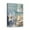 Serviette de Bain (15), variante sur Art Mural de Salle de Bain Floral Style Ferme, Charmantes Images de Fleurs Bleu-Blanc avec Vase de Pavot Rose et Serviette de Bain, Impressions sur Toile Encadrées 12x16 Pouces Idéales pour la Déco de Chambre