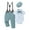 Blue, variant on CARETOO Boy Clothes 0-18M Cotton Fabric Formal Outfit Shirt Tie Hat Suspender Pant Suit Clothing Set