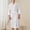 White, variant on Naittoop Men's Cotton Waffle Kimono Robe, Lightweight Soft Spa Shower Bathrobe, Hotel Lounge Robes for Men